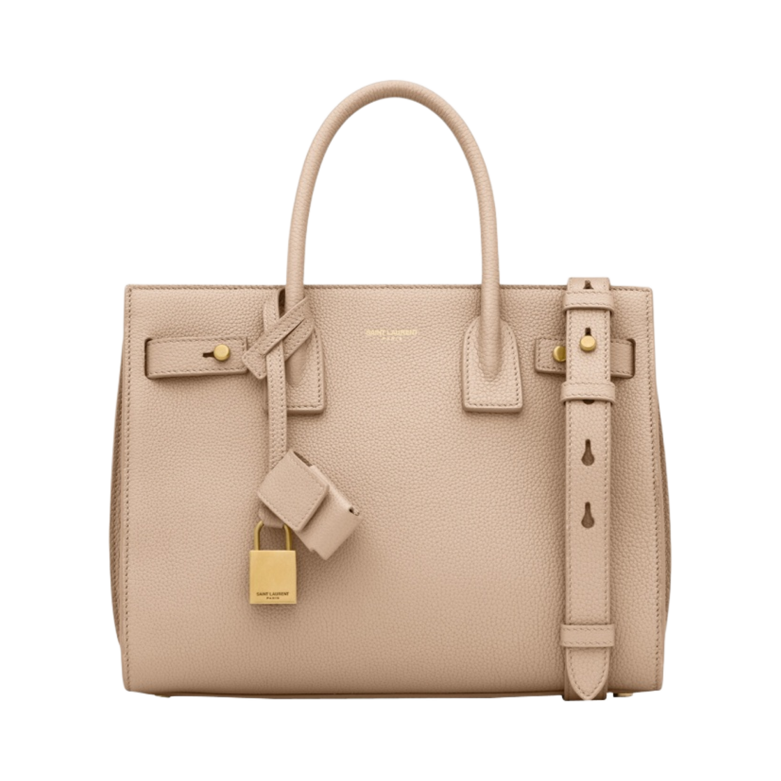 생로랑 삭 드 주르 서플 베이비 그레인 레더 다크 베이지(Saint Laurent Sac De Jour Supple Baby in Grained Leather Dark Beige) - 1