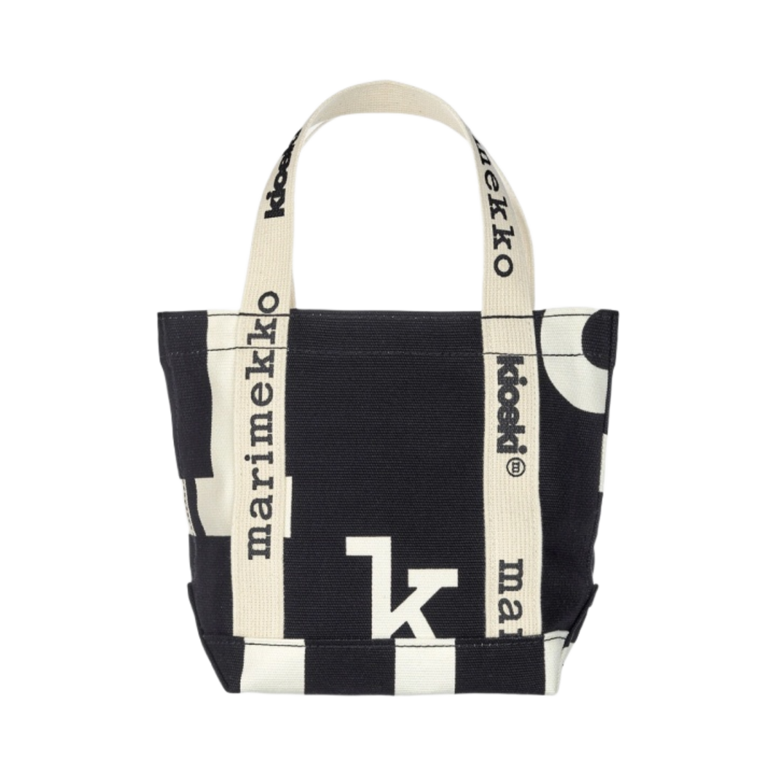 092250-910 Marimekko Carrier Mini Marimerkki Bag Black White
