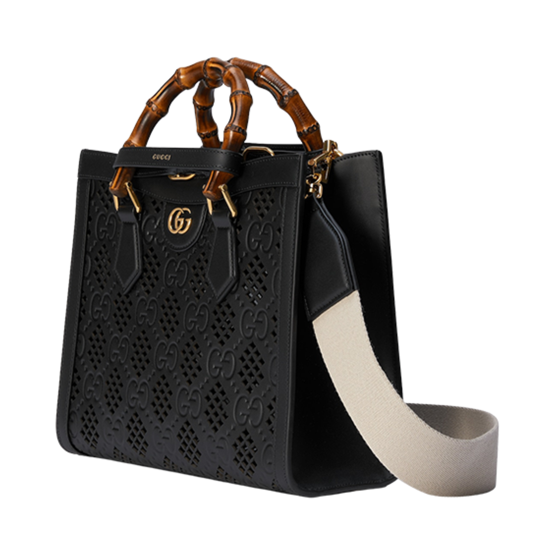 구찌 다이애나 스몰 토트백 블랙 레더(Gucci Diana Small Tote Bag Black Leather) - 2