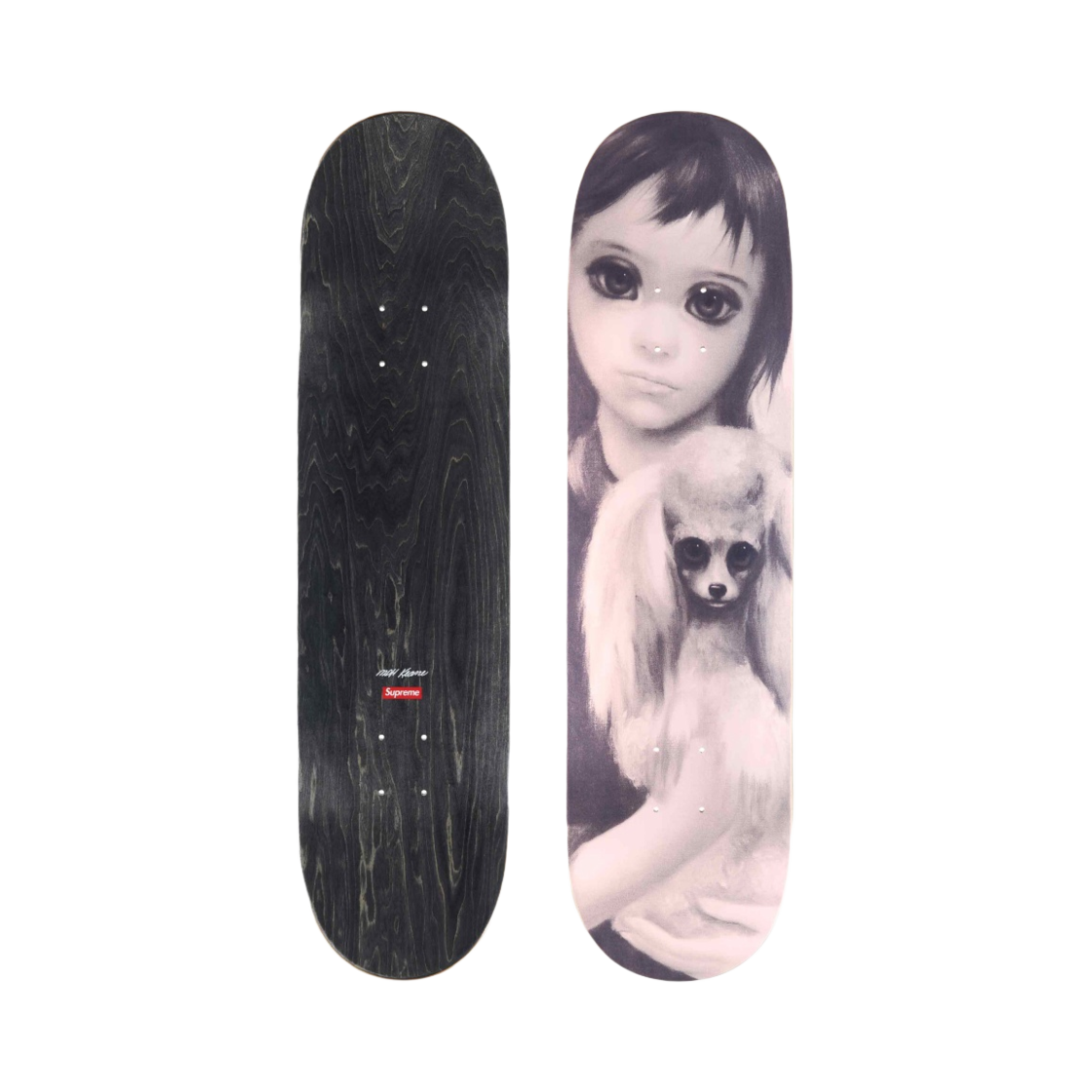 슈프림 x 마가렛 킨 베스트 프렌즈 스케이트보드 그레이 - 24SS(Supreme x Margaret Keane Best Friends Skateboard Grey - 24SS)