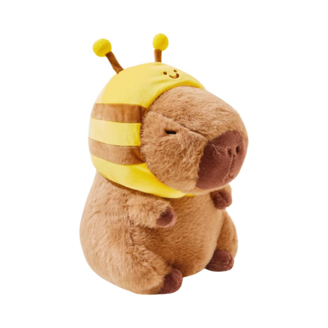 더 그린 파티 카피바라 꿀벌 햇 봉제 인형 브라운(The Green Party Capybara Honeybee Hat Plush Doll Brown)