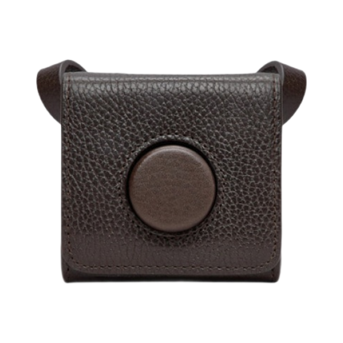 르메르 미니 카메라백 베지터블 탠 레더 다크 초콜릿(Lemaire Mini Camera Bag Vegetable-Tanned Leather Dark Chocolate) - 1