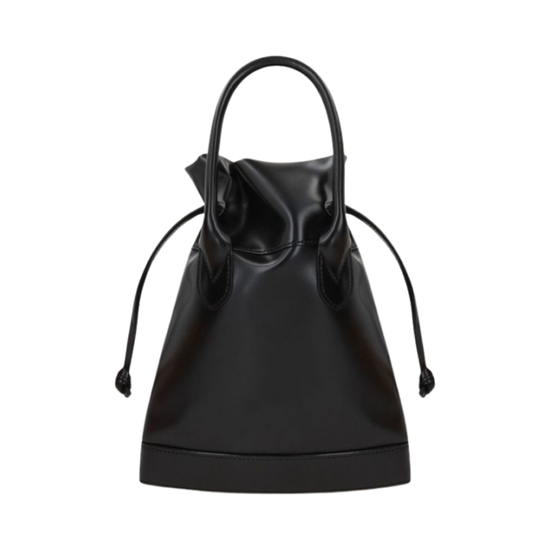 꼼데가르송 포우 레더 미니 토트백 블랙(Comme des Garcons Faux Leather Mini Tote Bag Black)