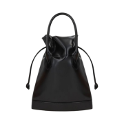 Comme des Garcons Faux Leather Mini Tote Bag Black