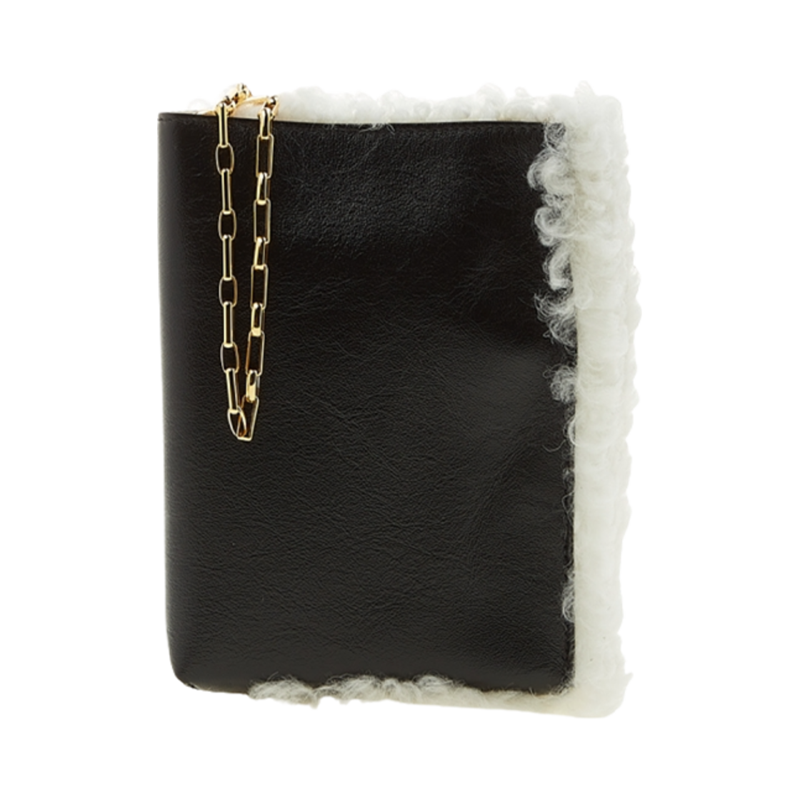마르니 브러쉬드 숄더백 내츄럴 화이트 블랙(Marni Brushed Shoulder Bag Natural White Black) - 2