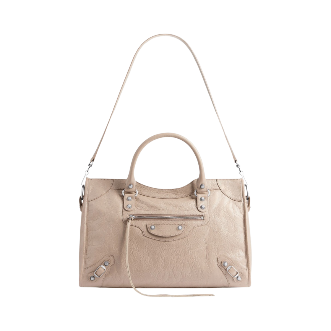 발렌시아가 르 시티 미디움 백 베이지(Balenciaga Le City Medium Bag Beige) - 4