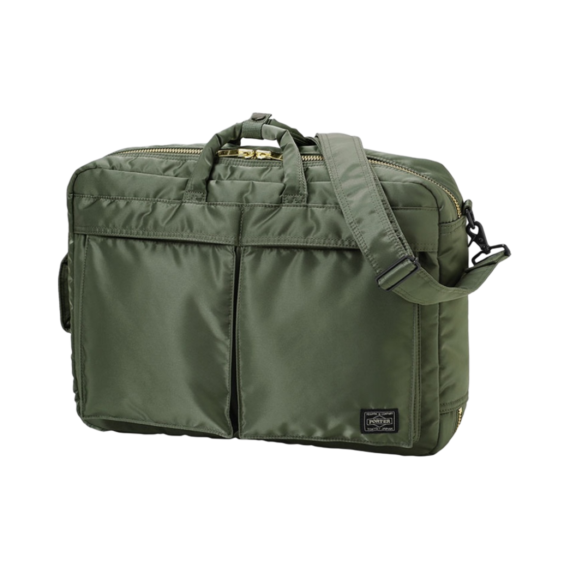 포터 탱커 쓰리웨이 브리프케이스 세이지 그린