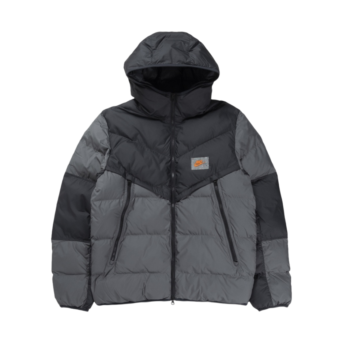 나이키 NSW 스톰핏 윈드러너 후드 자켓 블랙 아이언 그레이(Nike NSW Storm-Fit Windrunner Hooded Jacket Black Iron Grey) - 1