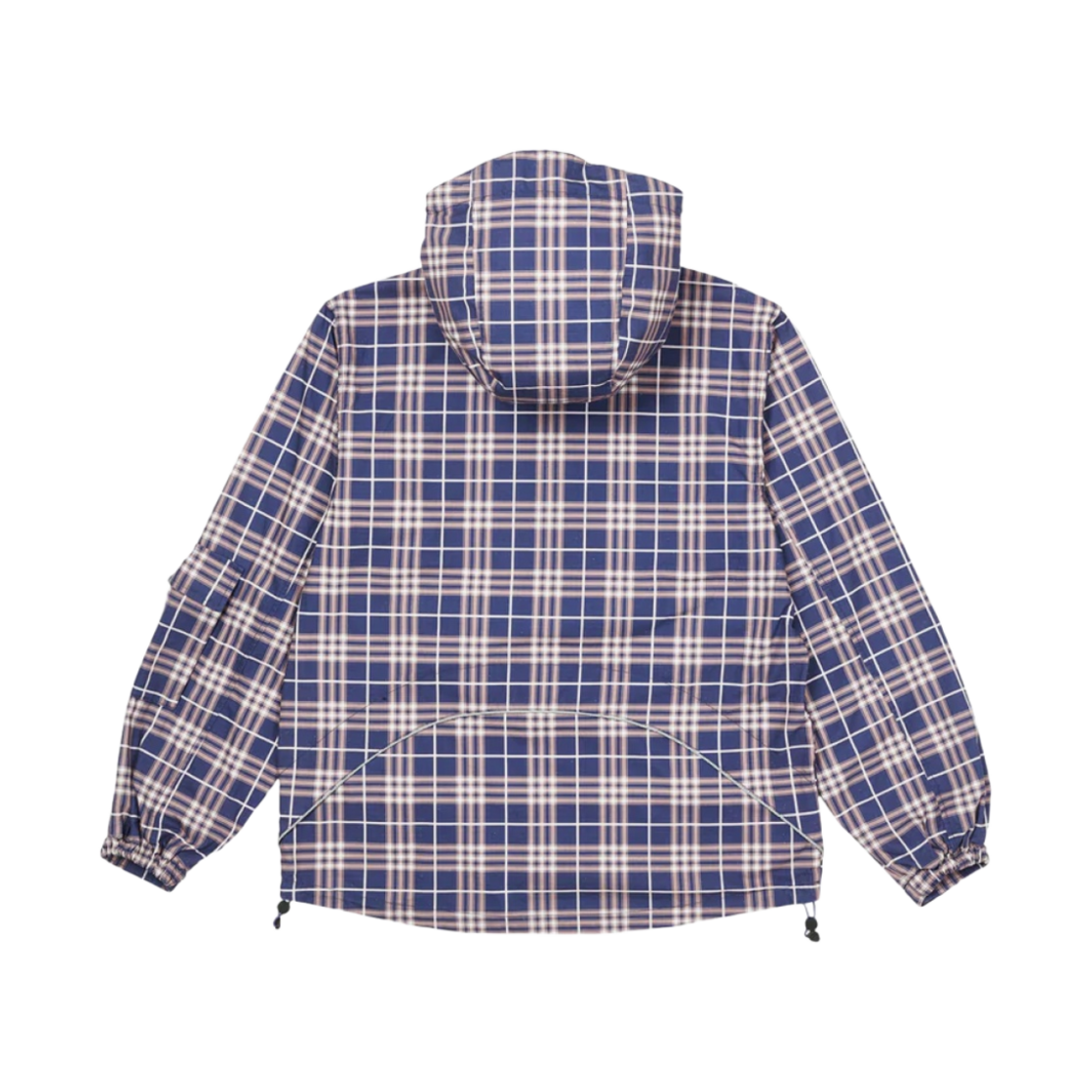 팔라스 디플렉터 1/2 집 자켓 네이비 체크 - 22FW(Palace Deflector 1/2 Zip Jacket Navy Check - 22FW) - 3