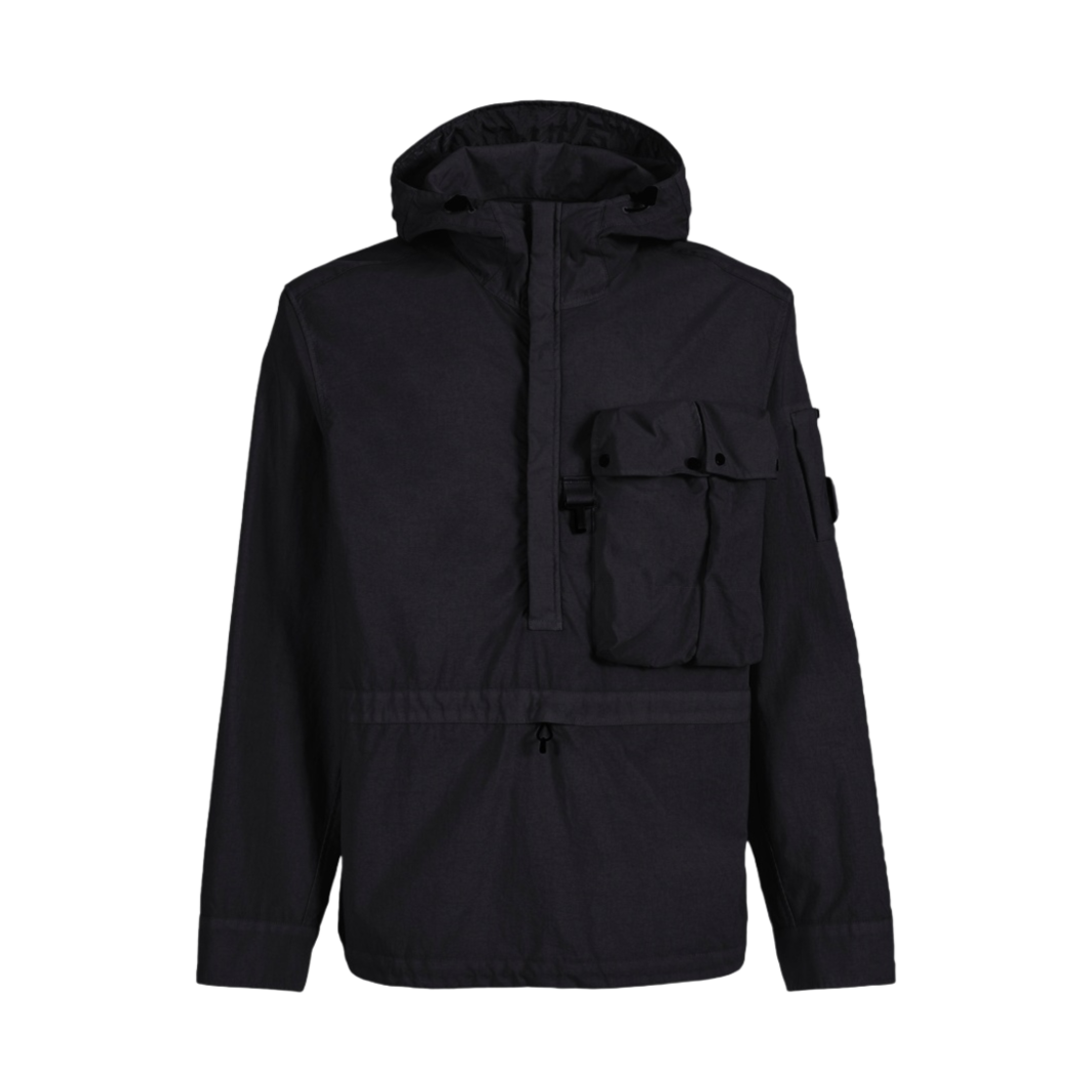 C.P. 컴퍼니 테일론 P 후드 오버셔츠 블랙 - 22SS