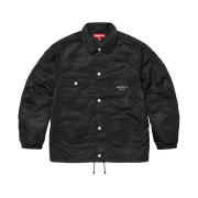 Supreme Nylon Chore Coat Black - 24SS