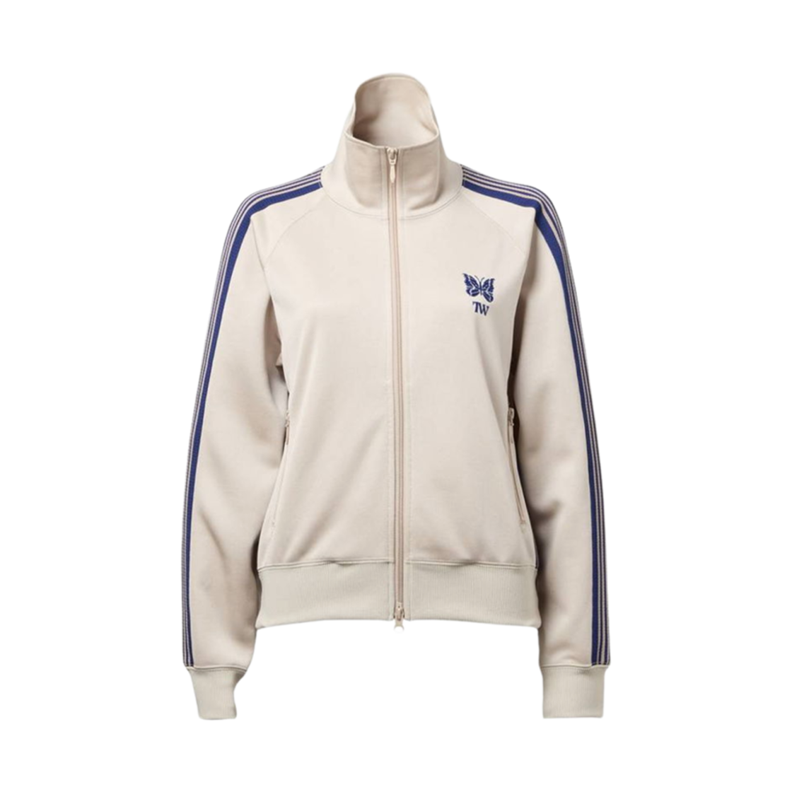 니들스 x TW 트랙 자켓 베이지 네이비