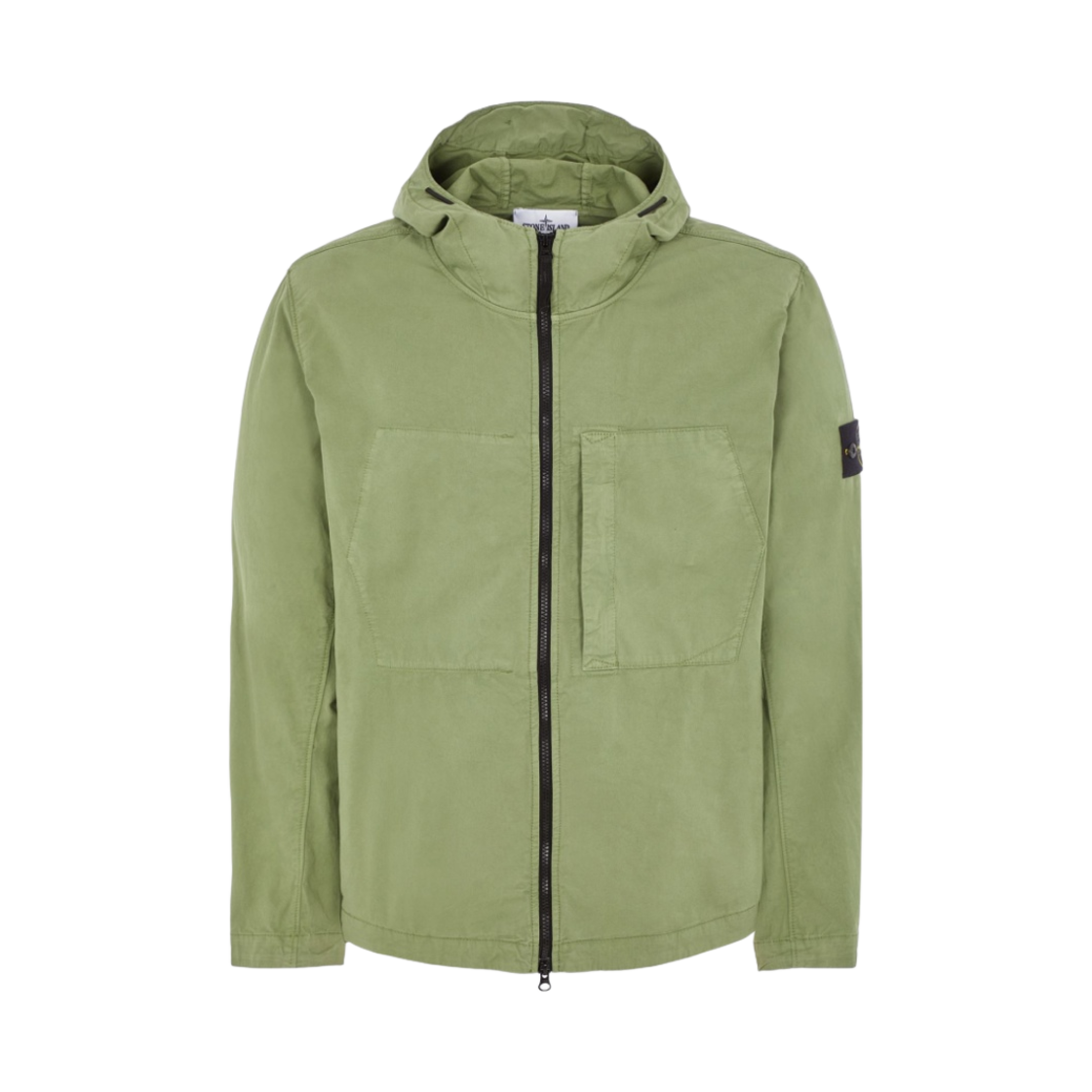 스톤 아일랜드 43310 수피마 코튼 후드 자켓 세이지 그린 - 23SS(Stone Island 43310 Supima Cotton Hooded Jacket Sage Green - 23SS) - 1