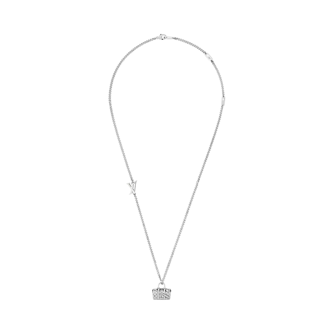 M00914 Louis Vuitton LV Icons Necklace Metal Silver
