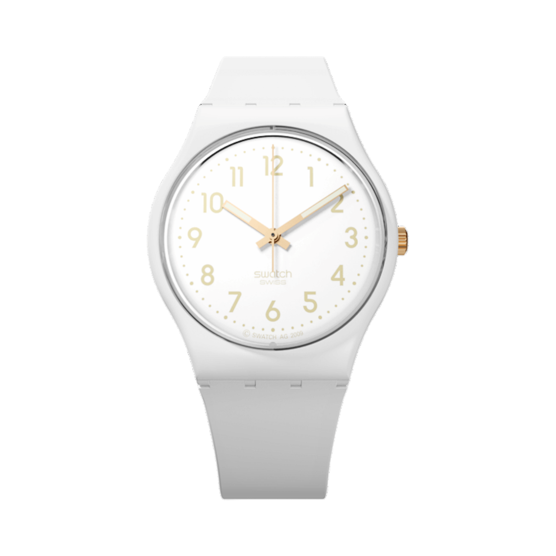 스와치 화이트 비숍 쿼츠 화이트(Swatch White Bishop Quartz White)