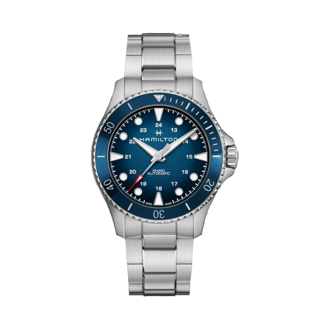 H82505140 Hamilton Khaki Navy Scuba Auto 43mm Stainless Steel Blue