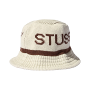 Stussy Jacquard Knit Bucket Hat Natural