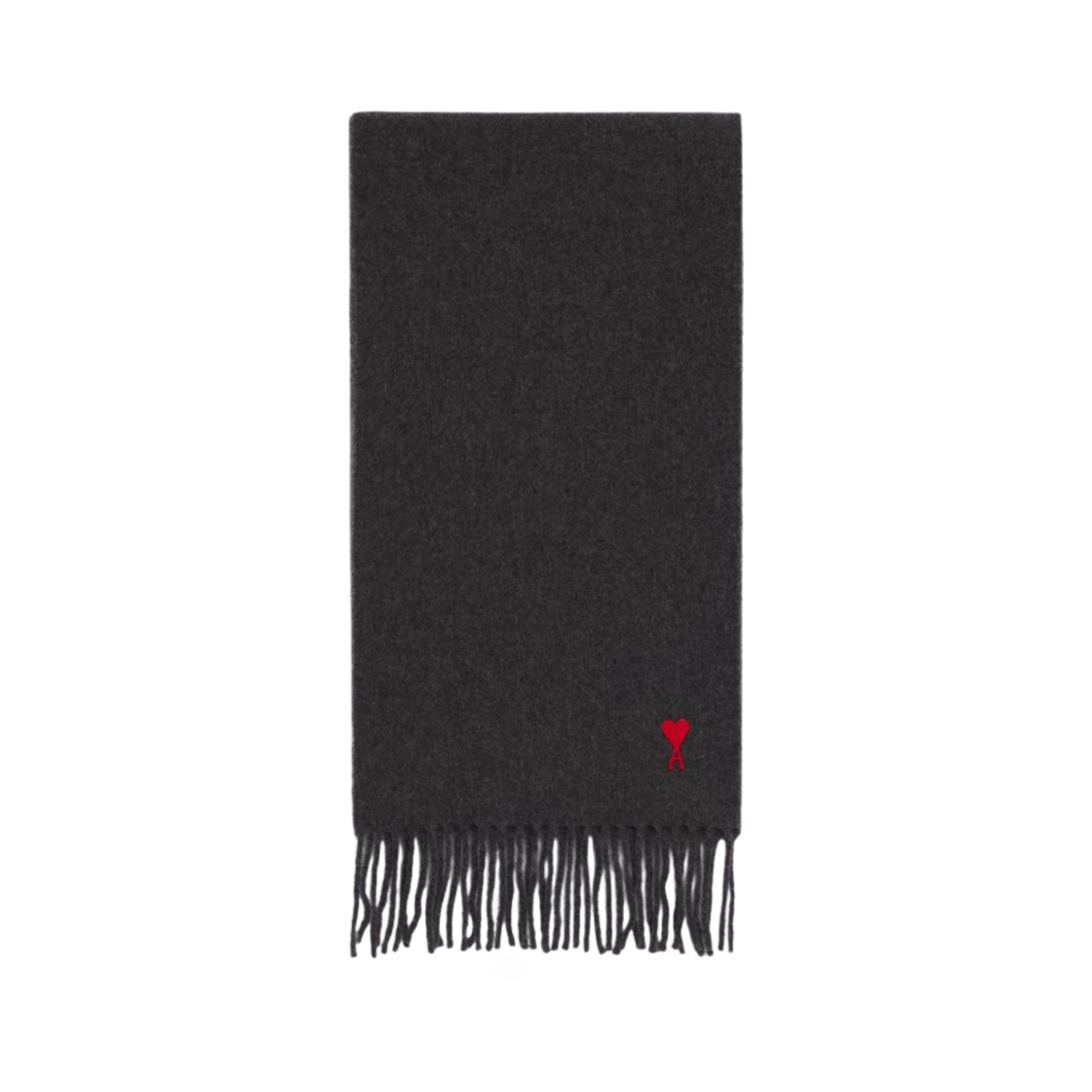 아미 스몰 하트 로고 클래식 머플러 다크 그레이(AMI de Coeur Classic Muffler Dark Grey)