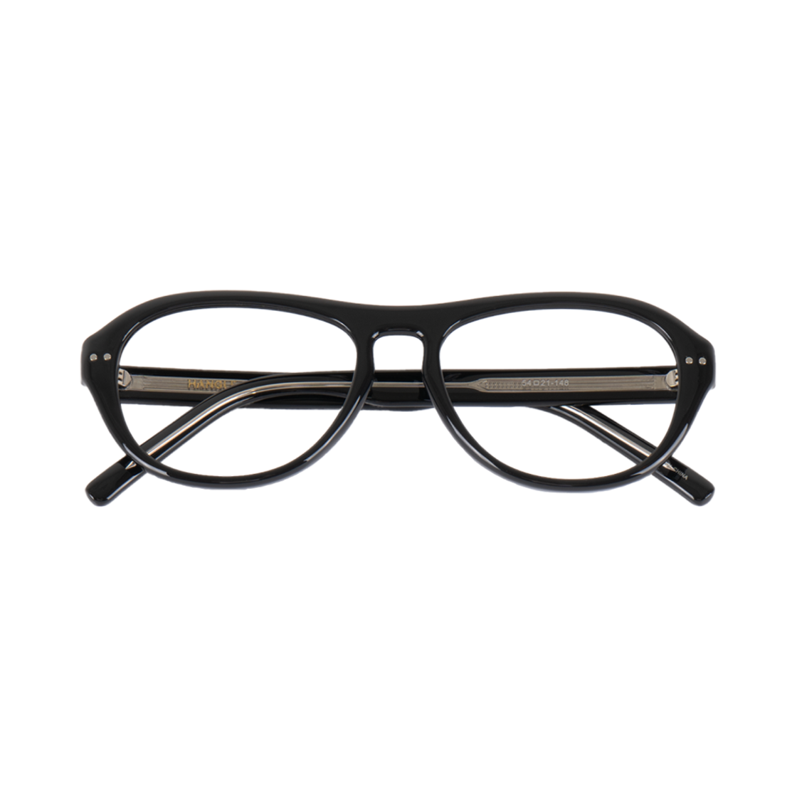 한글 라운드 긱시크 블랙 하이프 한글