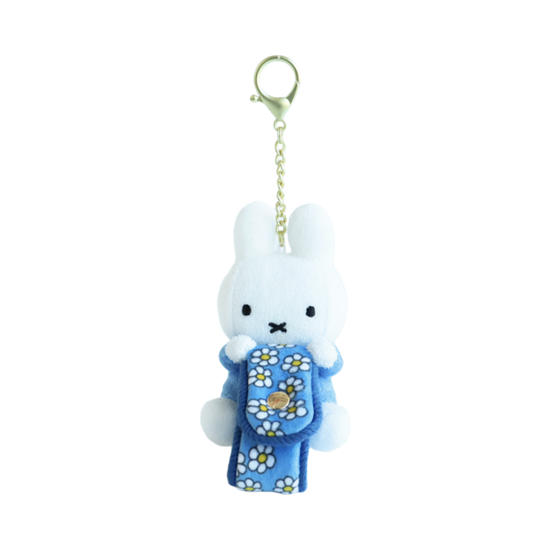 매니어리틀 미피 꽃무늬 키홀더 블루(Many a Little Miffy Flower Pattern Key Holder Blue) - 1