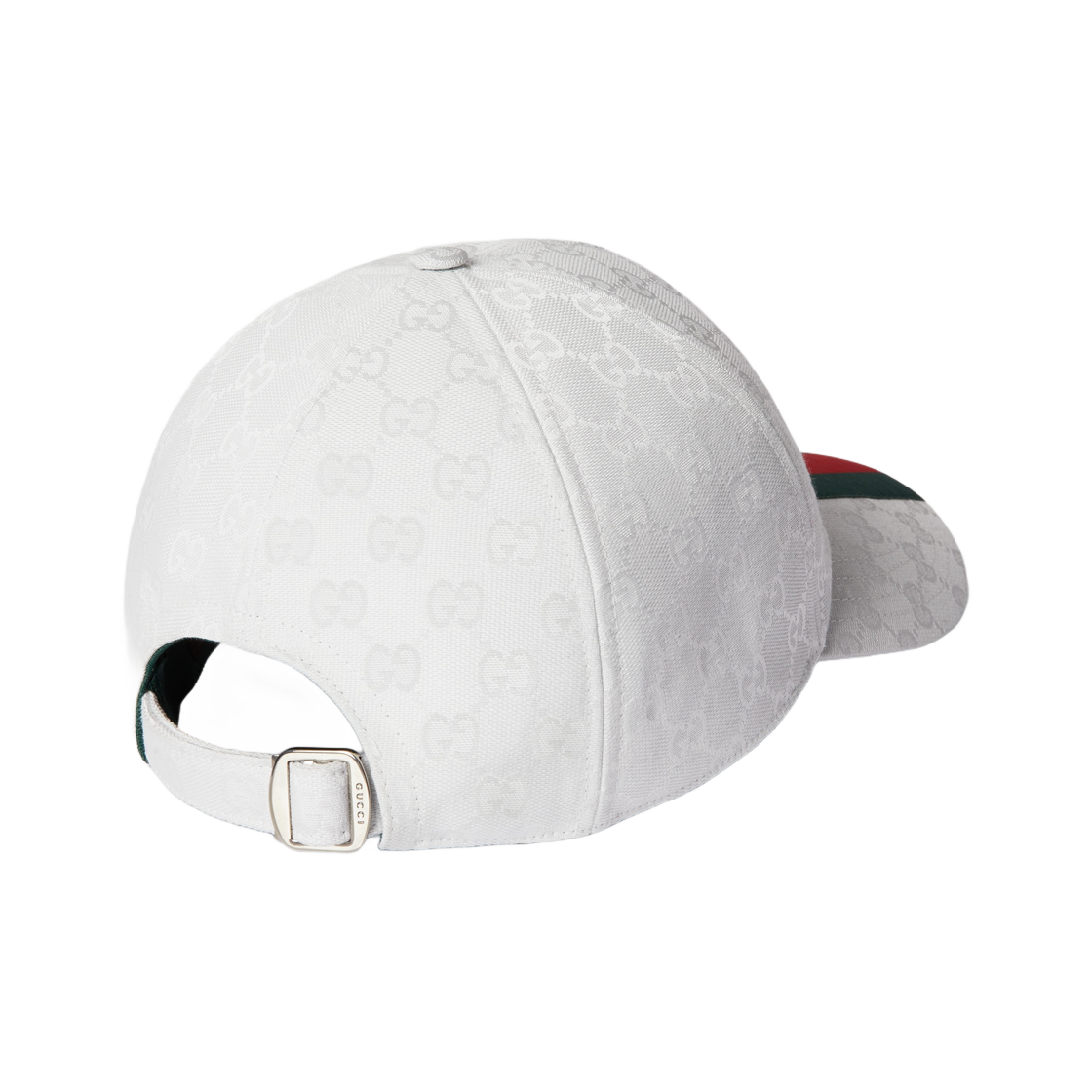 구찌 웹 오리지널 GG 캔버스 베이스볼 햇 화이트(Gucci Web Original GG Canvas Baseball Hat White) - 3
