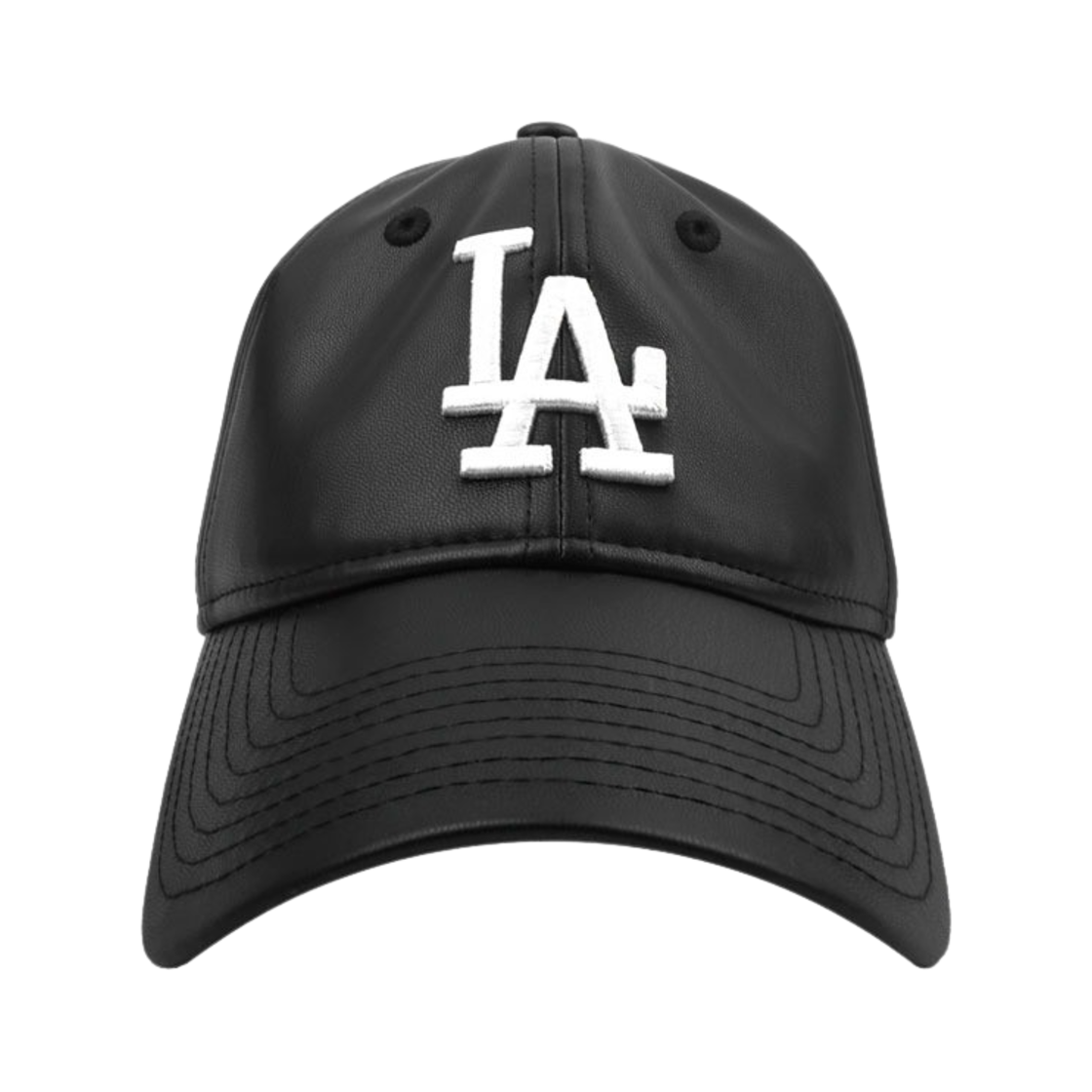 아이엠더퓨처 x 엘에이 다저스 레더 볼캡 블랙(IATF x New Era LA Dodgers Leather Ball Cap Black)