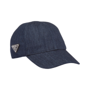 Prada Denim Baseball Cap Navy