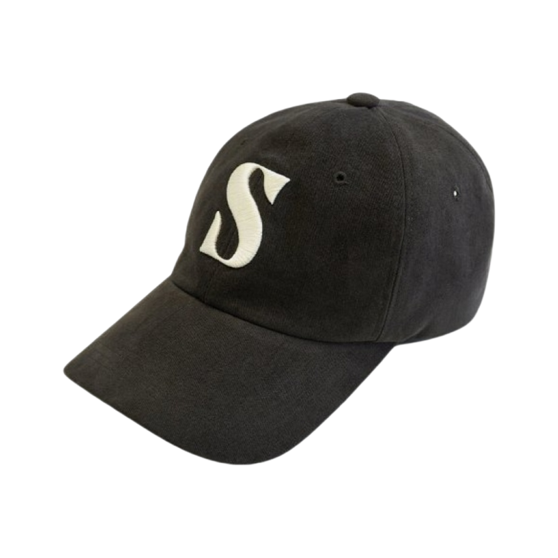 세터 빈티지 캐쥬얼 레터링 볼캡 빈티지 그레이