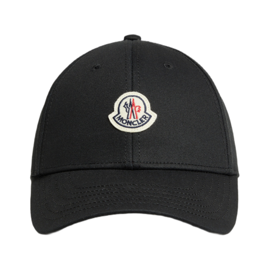 K1-093-3B00055-04863-999 (W) Moncler Gabardine Baseball Cap Black - 25SS