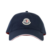 Moncler Logo Baseball Cap Night Blue - 23SS
