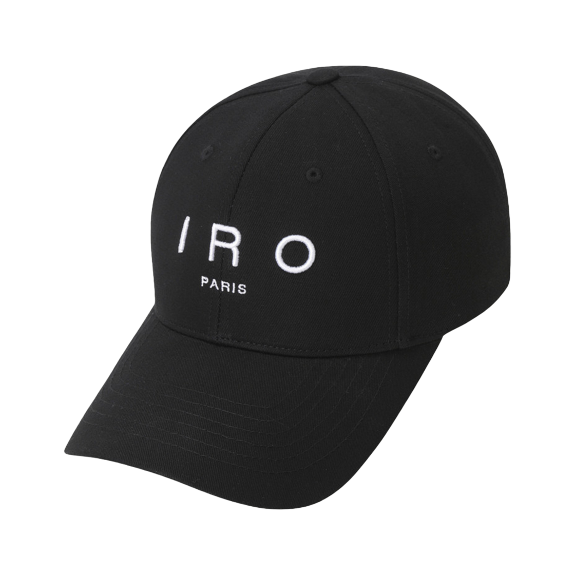 이로 에센셜 코튼 로고 자수 볼캡 블랙(Iro Troyes Iro Logo Embroidery Washed Denim Ball Cap Blue)