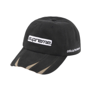 Supreme Jagged Visor 6-Panel Black - 23FW