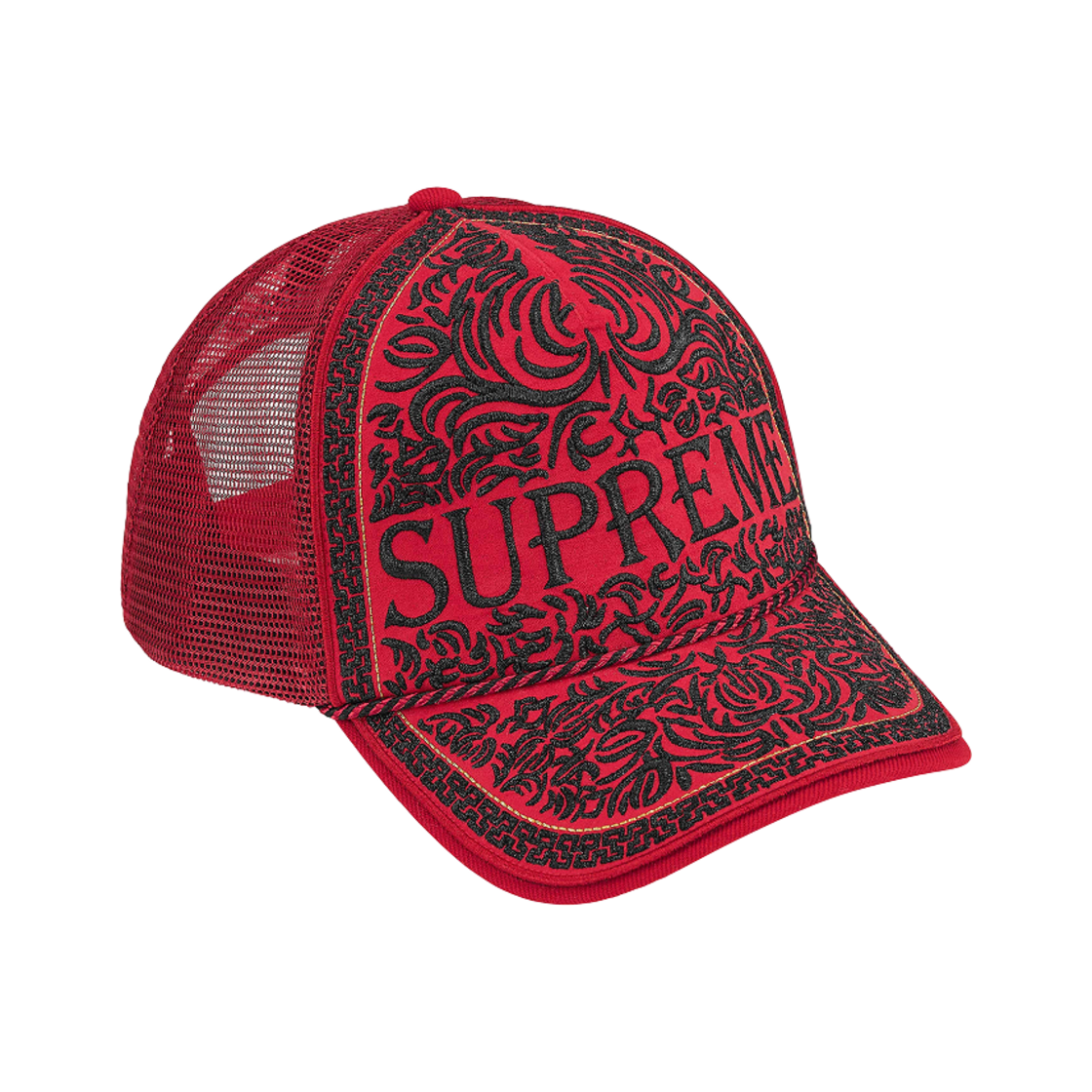 - Supreme Vaquero Mesh Back 5-Panel Red - 25SS
