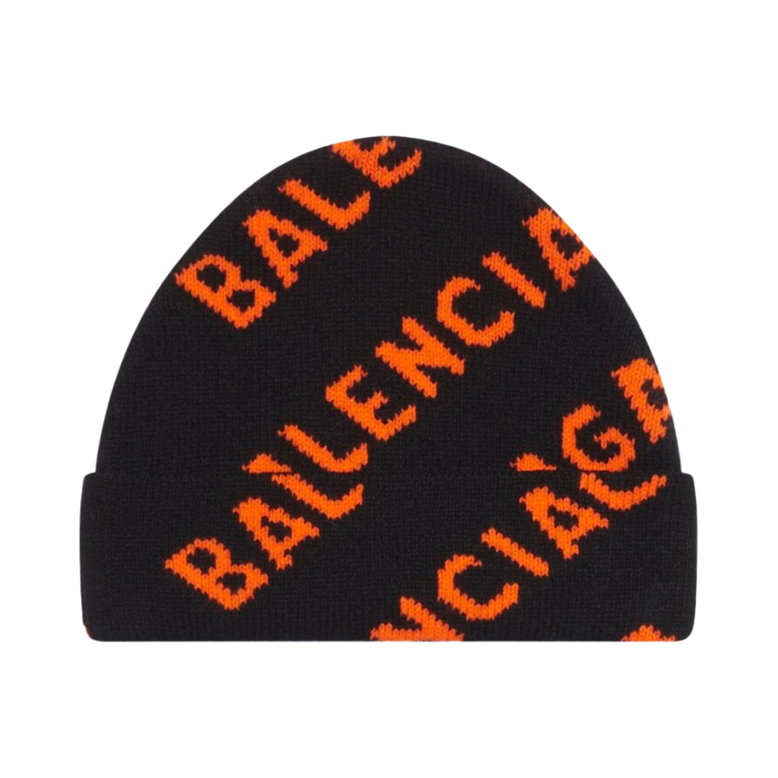 발렌시아가 이어 오브 더 타이거 올오버 로고 비니 블랙(Balenciaga Year of the Tiger Allover Logo Beanie Black) - 1