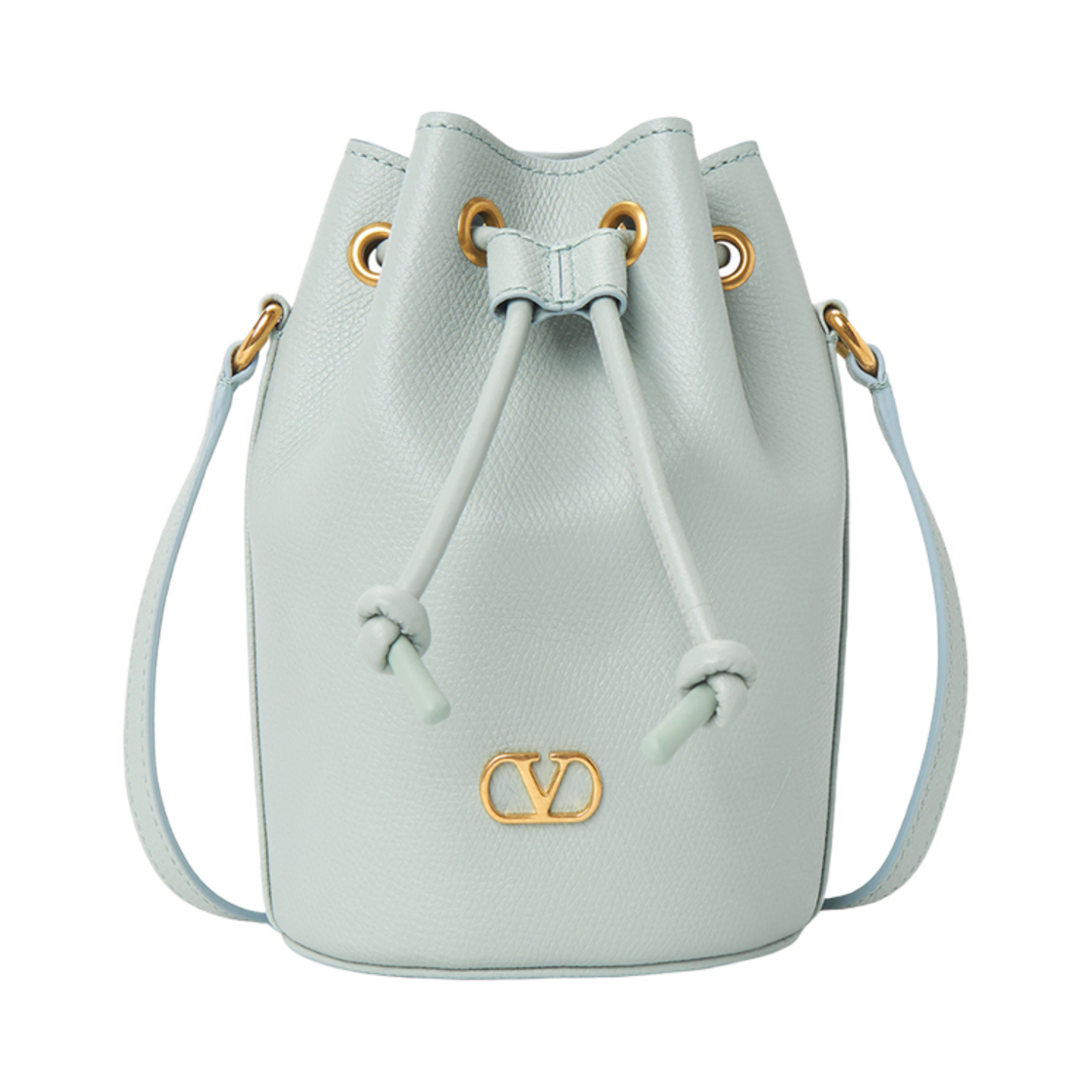 P0AJ2SNPWTW Valentino Vlogo Signature Bucket Bag Blue