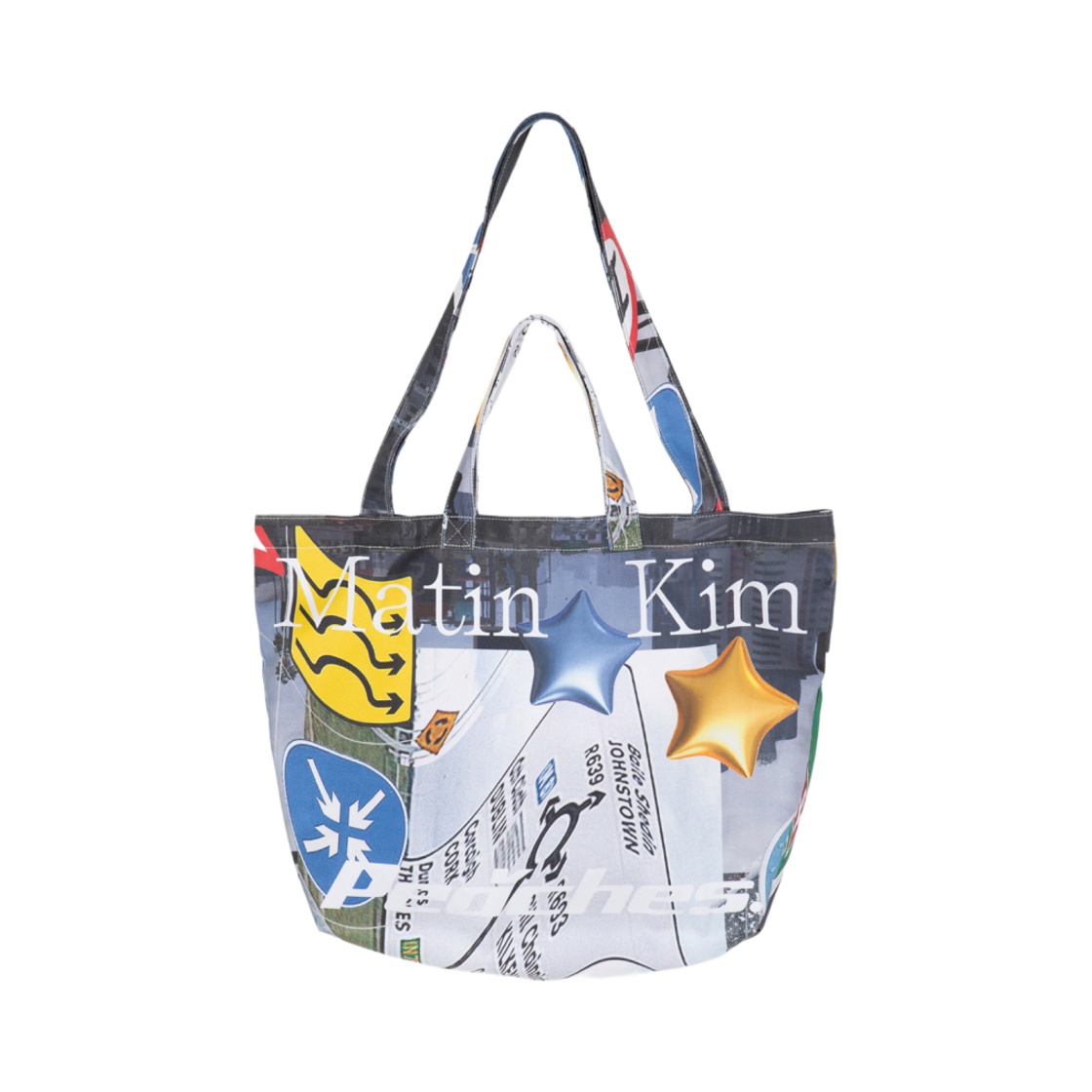 마뗑킴 x 피치스 그래픽 빅 에코백 멀티(Matin Kim x Peaches Graphic Big Ecobag Multi) - 1