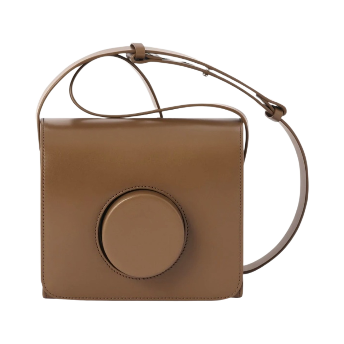 르메르 카메라백 베지터블 탠 레더 브론즈 카키