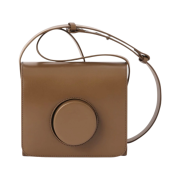 Lemaire Camera Bag Vegetable-Tanned Leather Bronze Khaki