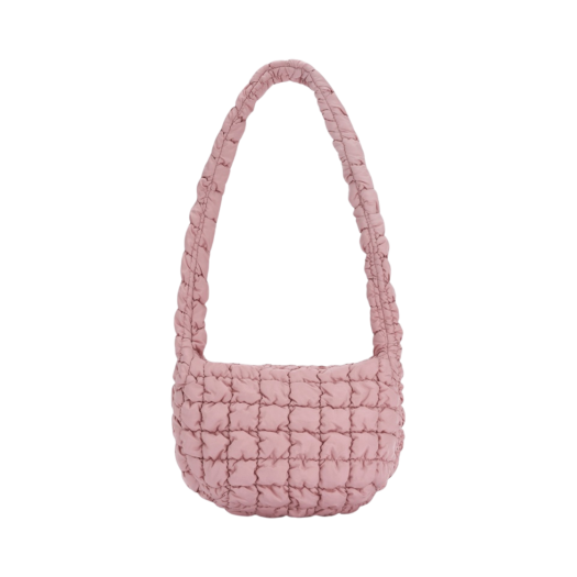 COS Quilted Messenger Bag Pink