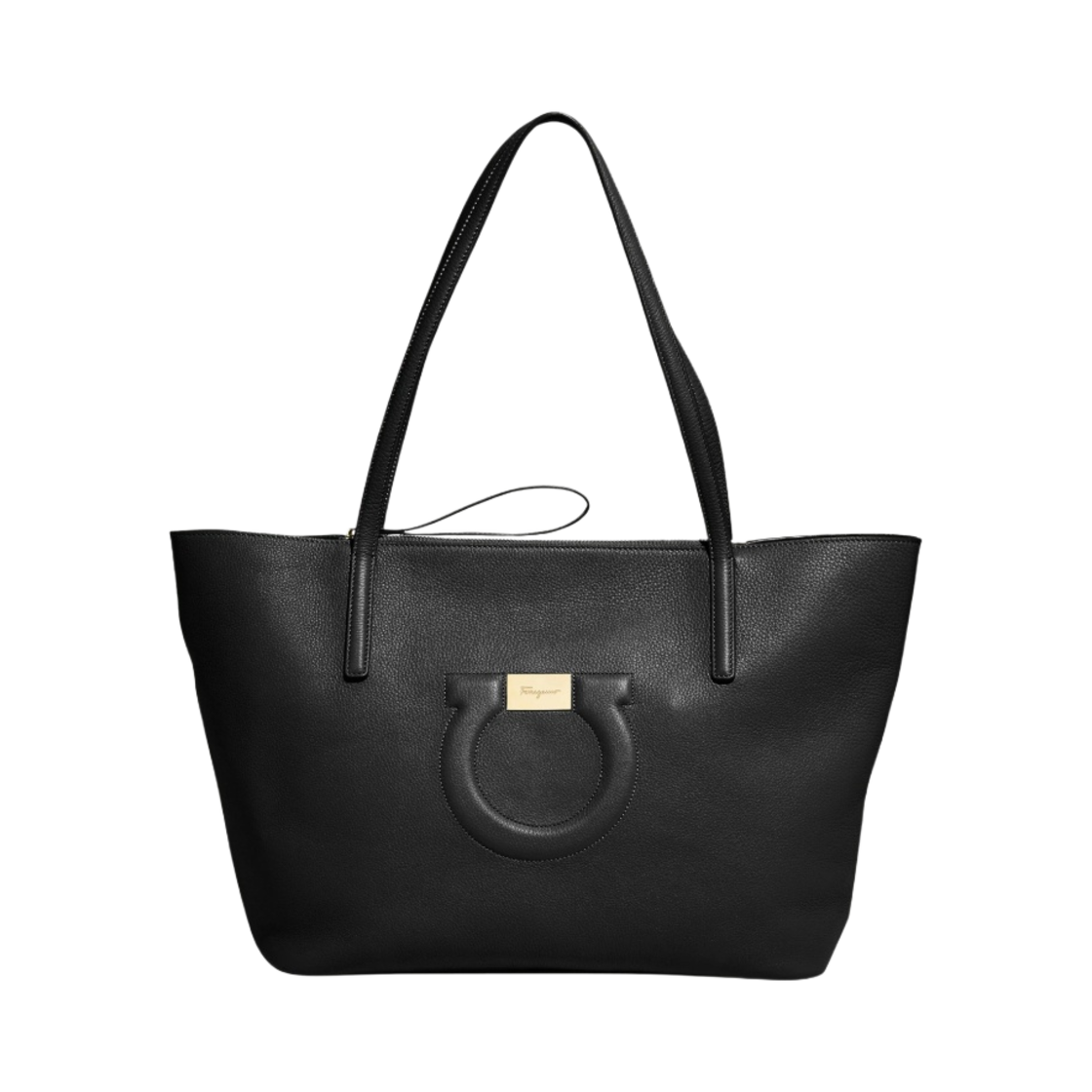 페라가모 미디움 간치니 토트백 블랙(Ferragamo Medium Gancini Tote Bag Black) - 1