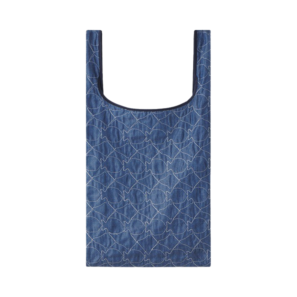 사파리스팟 퀼팅 래빗 토트 백 데님(Safarispot Quilting Rabbit Tot Bag Denim)