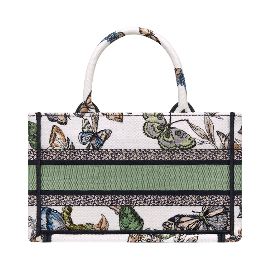 디올 라이트 디올 북 토트백 스트랩 화이트 멀티컬러 멕시코(Dior Mini Dior Book Tote with Strap White Multicolor Mexico) - 2