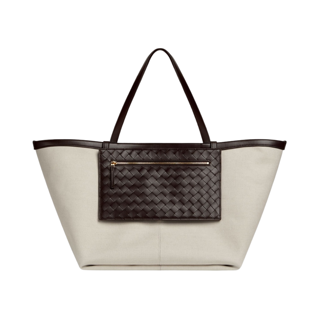 보테가 베네타 라지 플립 플랩 내츄럴 폰덴테(Bottega Veneta Large Flip Flap Natural Fondant) - 1