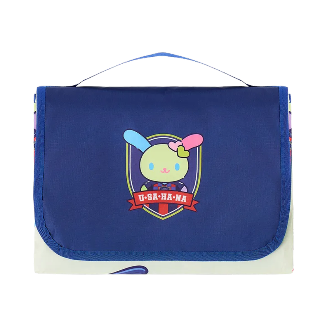 K 리그 x 산리오 캐릭터즈 피크닉 매트 우사하나 네이비(K League x Sanrio Characters Picnic Mat U*SA*HA*NA Navy)