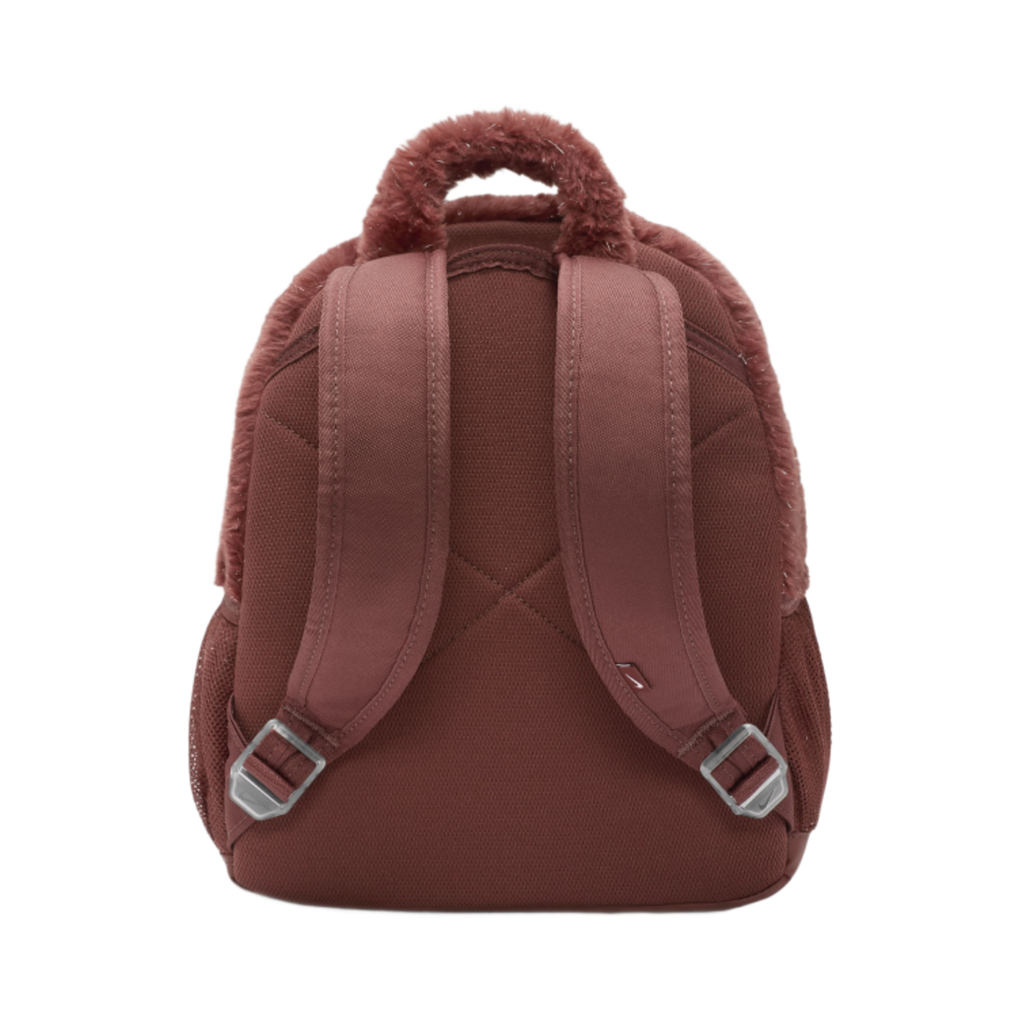 (키즈) 나이키 인조 퍼 백팩 11L 다크 포니 핑크 폼((Kids) Nike Faux Fur Backpack 11L Dark Pony Pink Foam) - 2