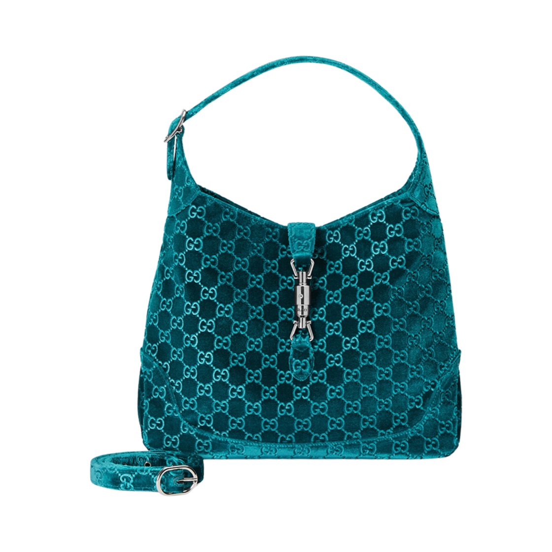 구찌 재키 1961 미디움 숄더백 다크 블루 GG 벨벳(Gucci Jackie 1961 Medium Shoulder Bag Dark Blue GG Velvet) - 3