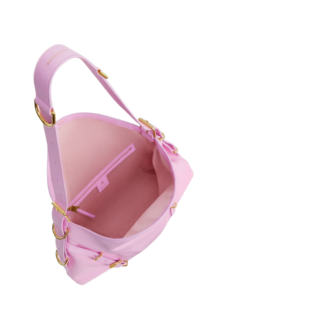 지방시 가죽 미디움 부아유 백 실크 핑크(Givenchy Medium Voyou Bag in Leather Silk Pink) - 4