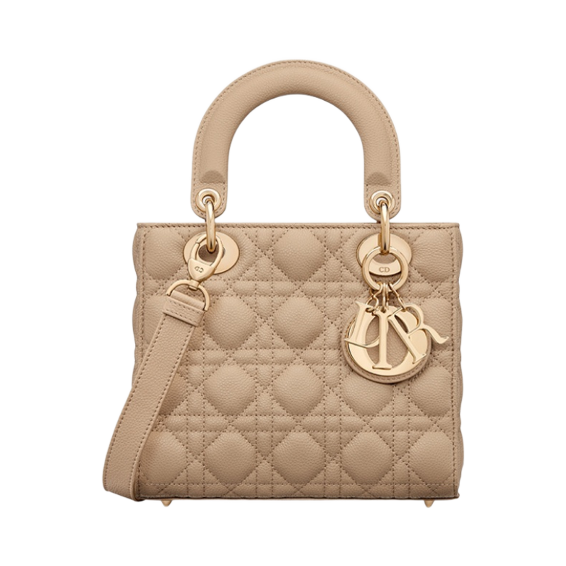 M0531OWRT-M55U Dior Small Lady Bag Biscuit - 대표 이미지 #1