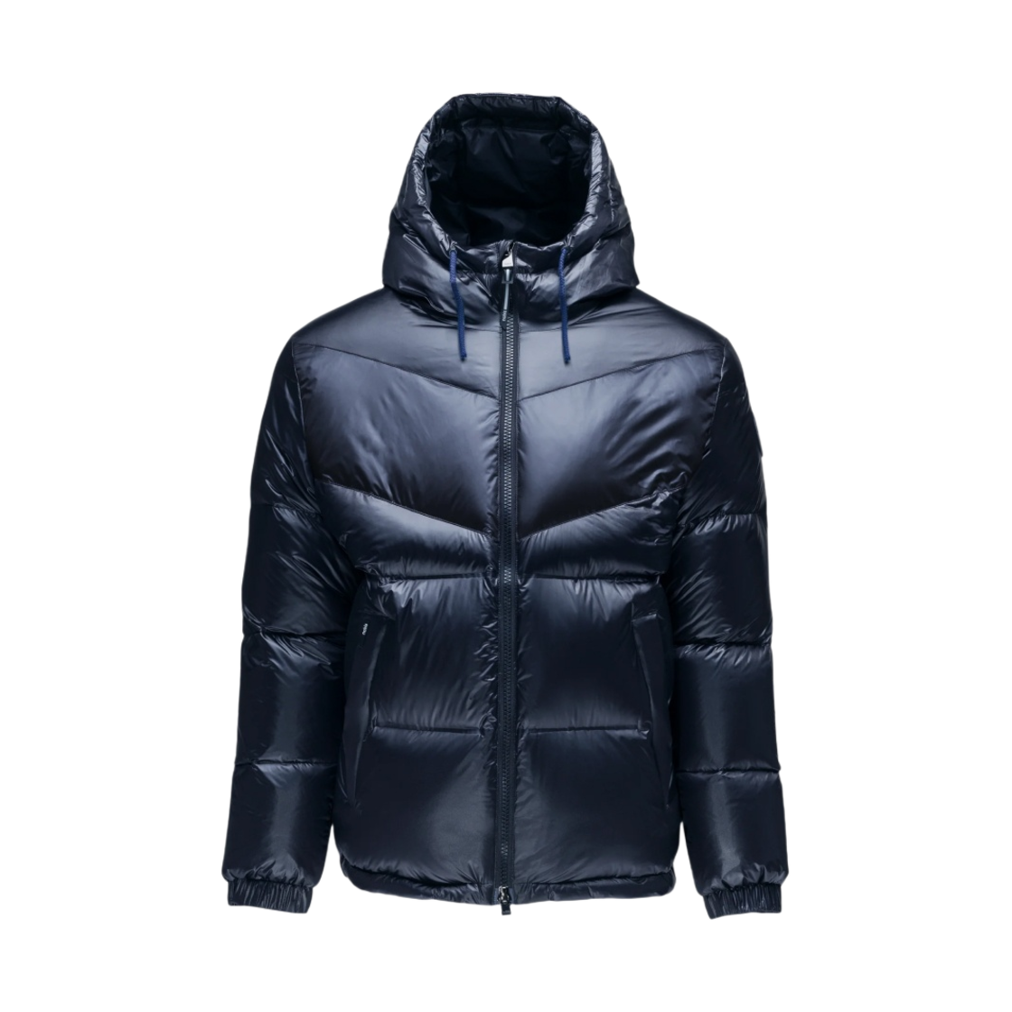 - Nobis Dyna Chevron Quilted Puffer Jacket Navy