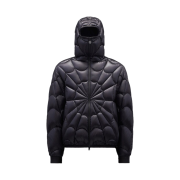 Moncler Violier Spider-Man Short Down Jacket Black - 22FW